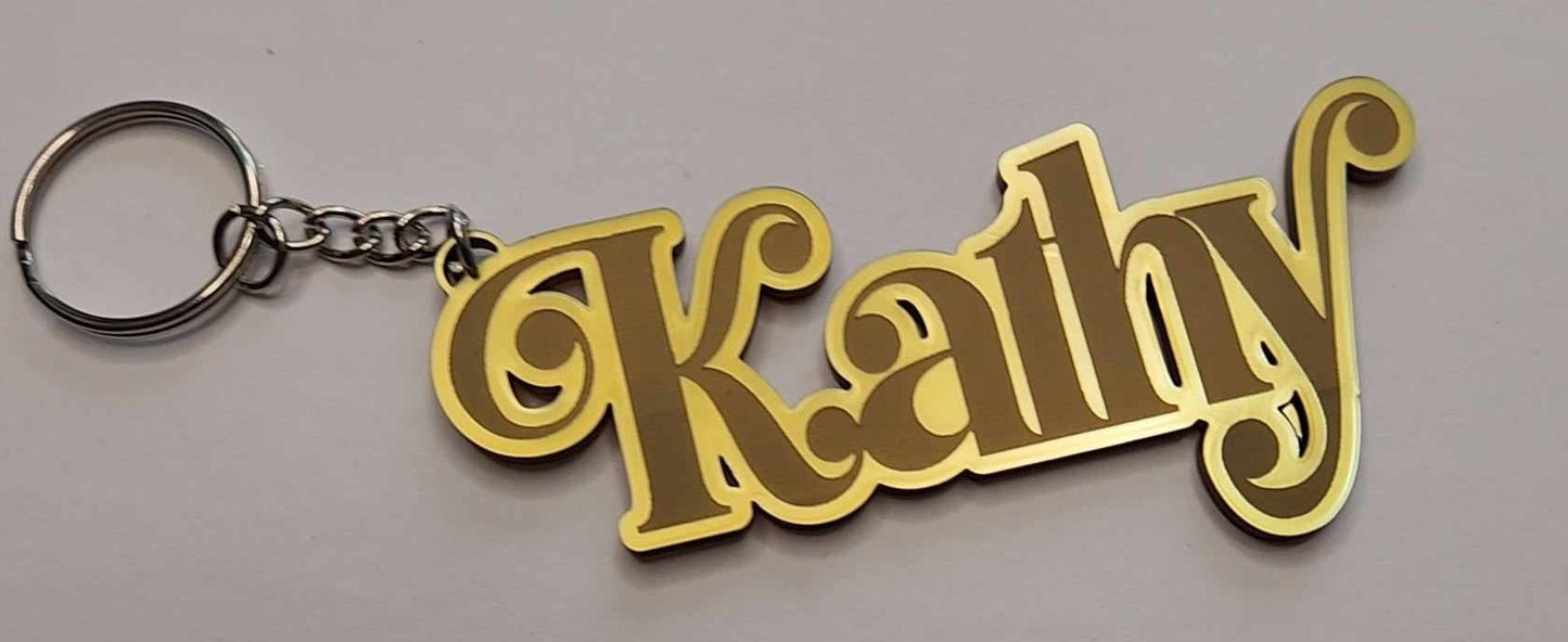 Acrylic Name Keychains