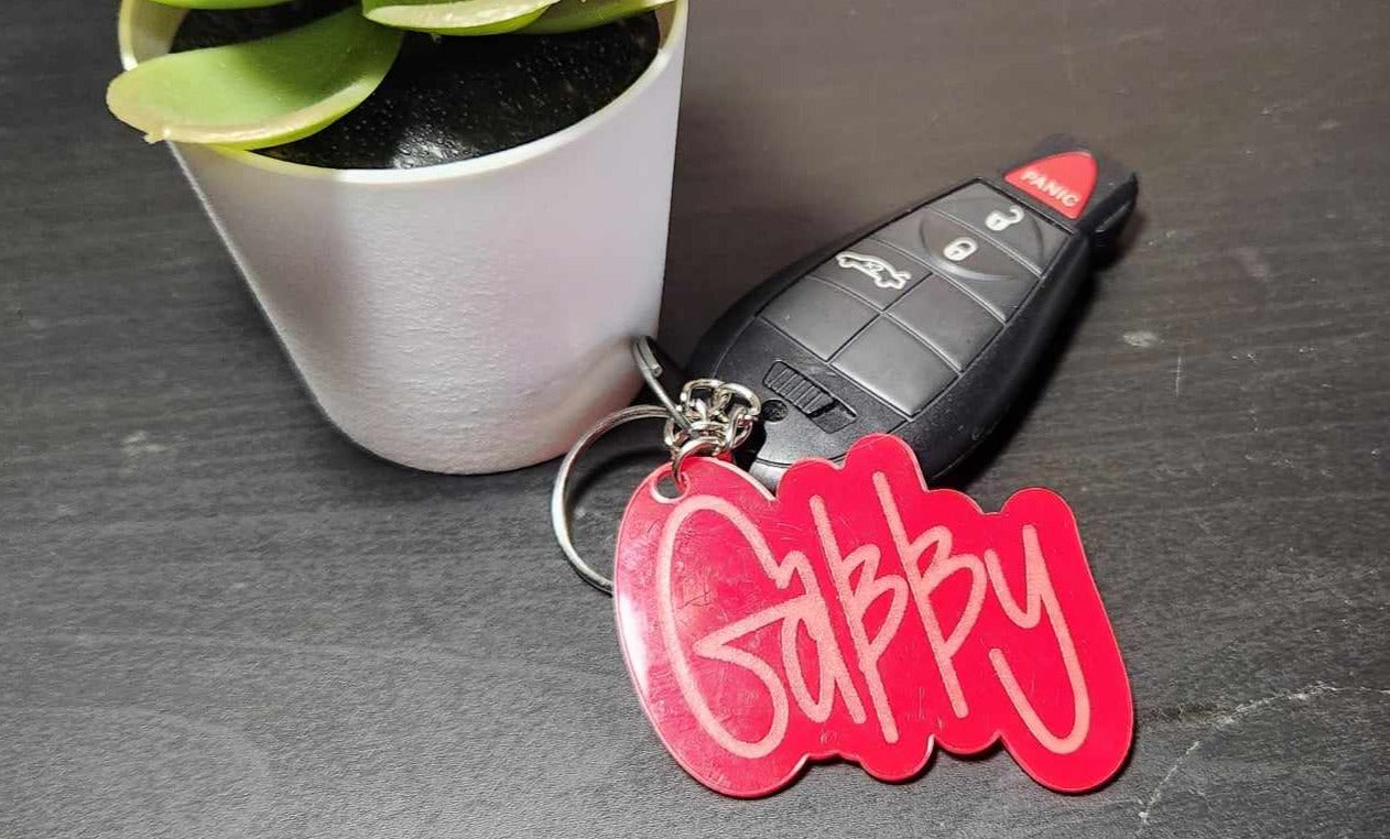 Acrylic Name Keychains