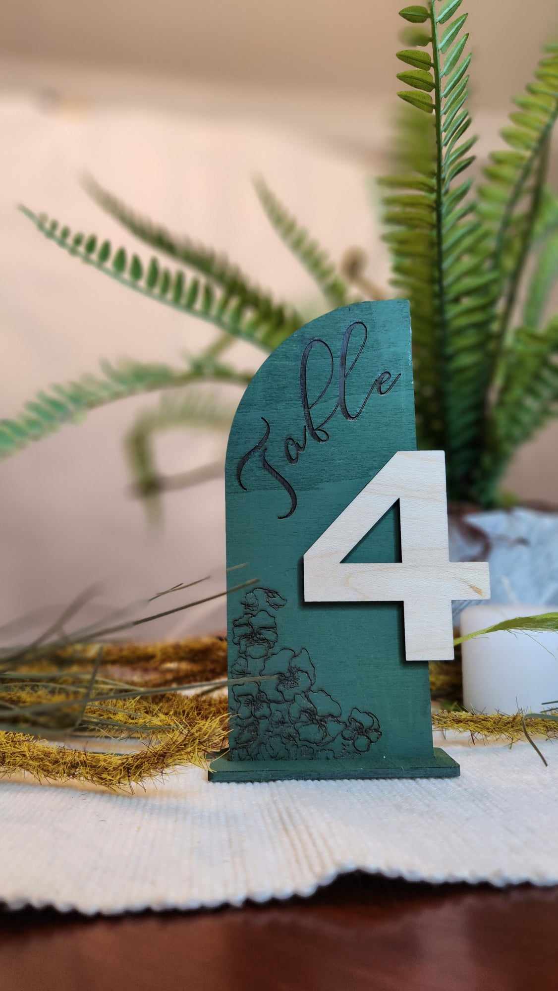 Custom Table Numbers