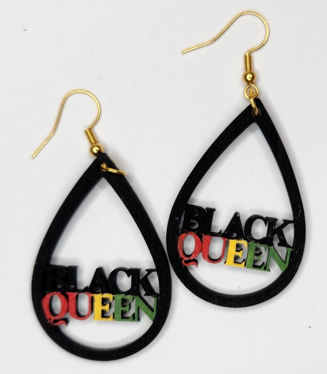 Black Queen Earrings (Multiple Stlyes!)