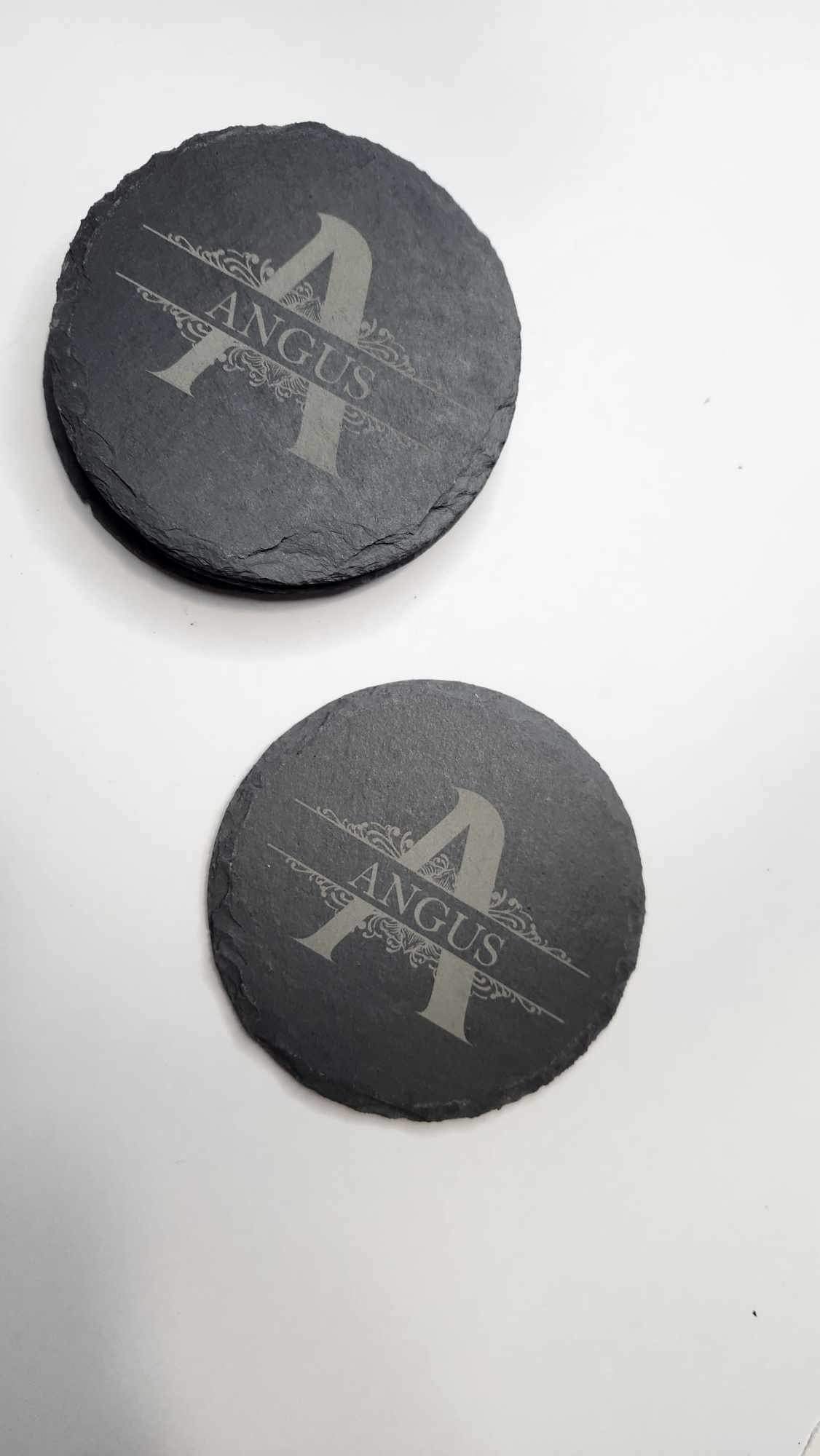 Personalized Slate Coasters (set of 8)