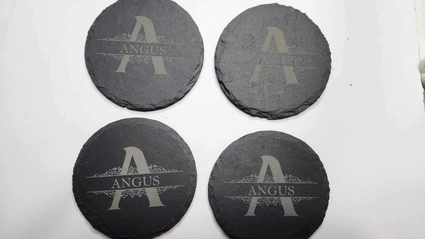 Personalized Slate Coasters (set of 8)