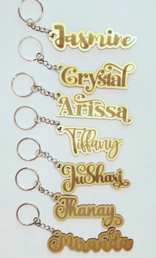 Acrylic Name Keychains