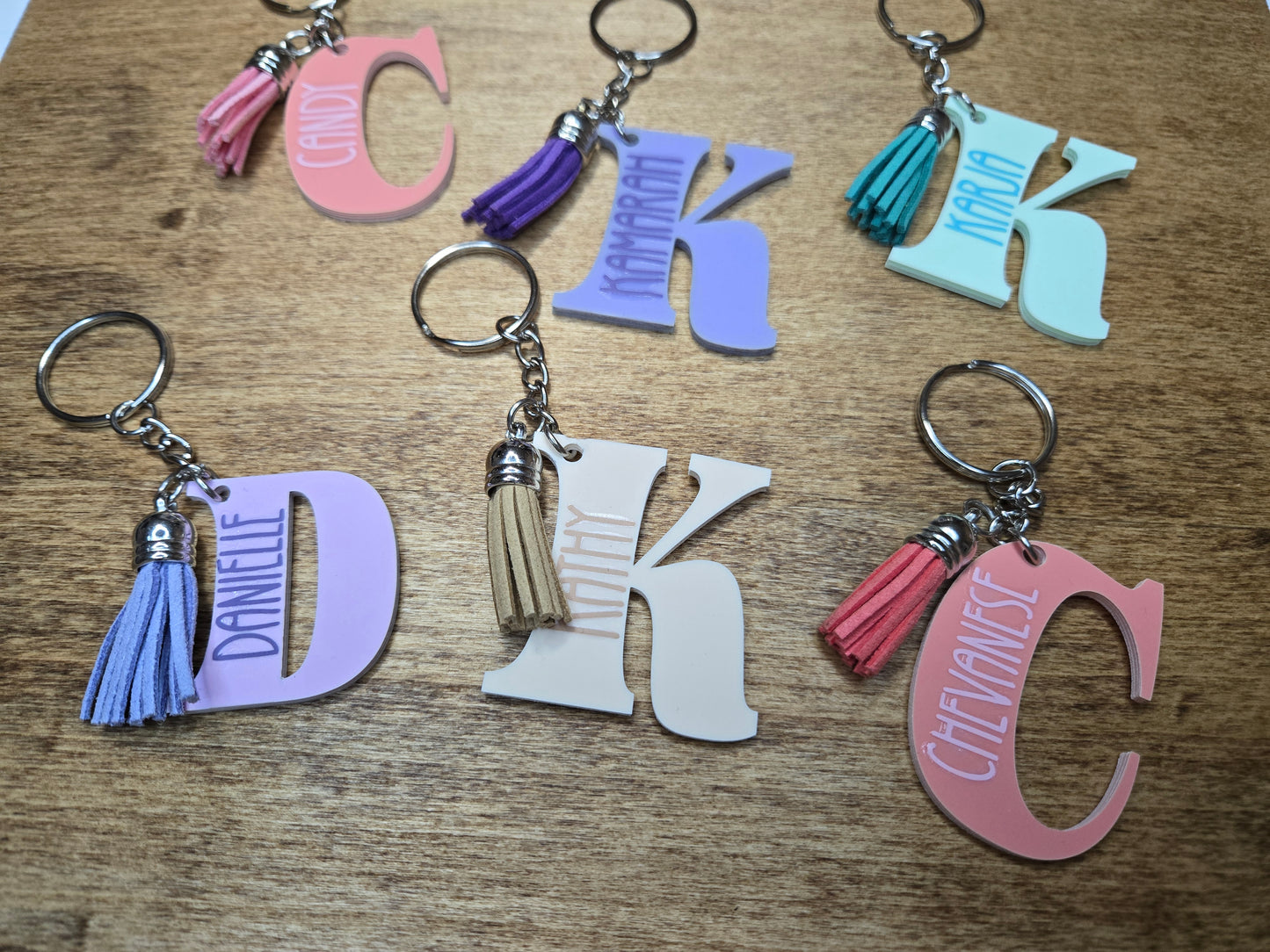 Initial Keychains