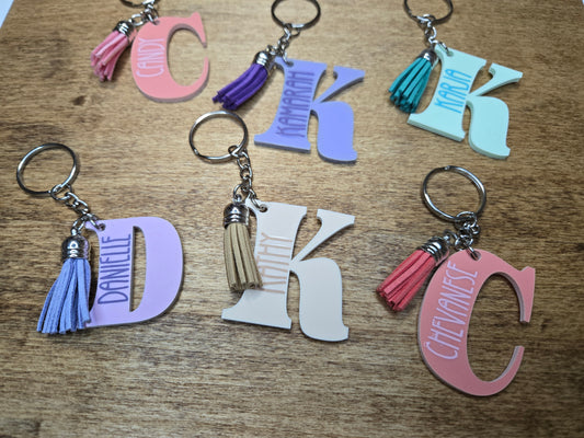 Initial Keychains