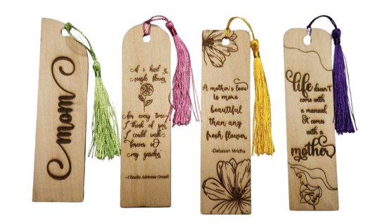 Wooden Mother's Day Bookmarks