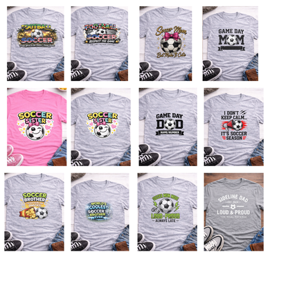 Custom Soccer Shirts | Team, Mom, Dad & Sibling Designs ⚽
