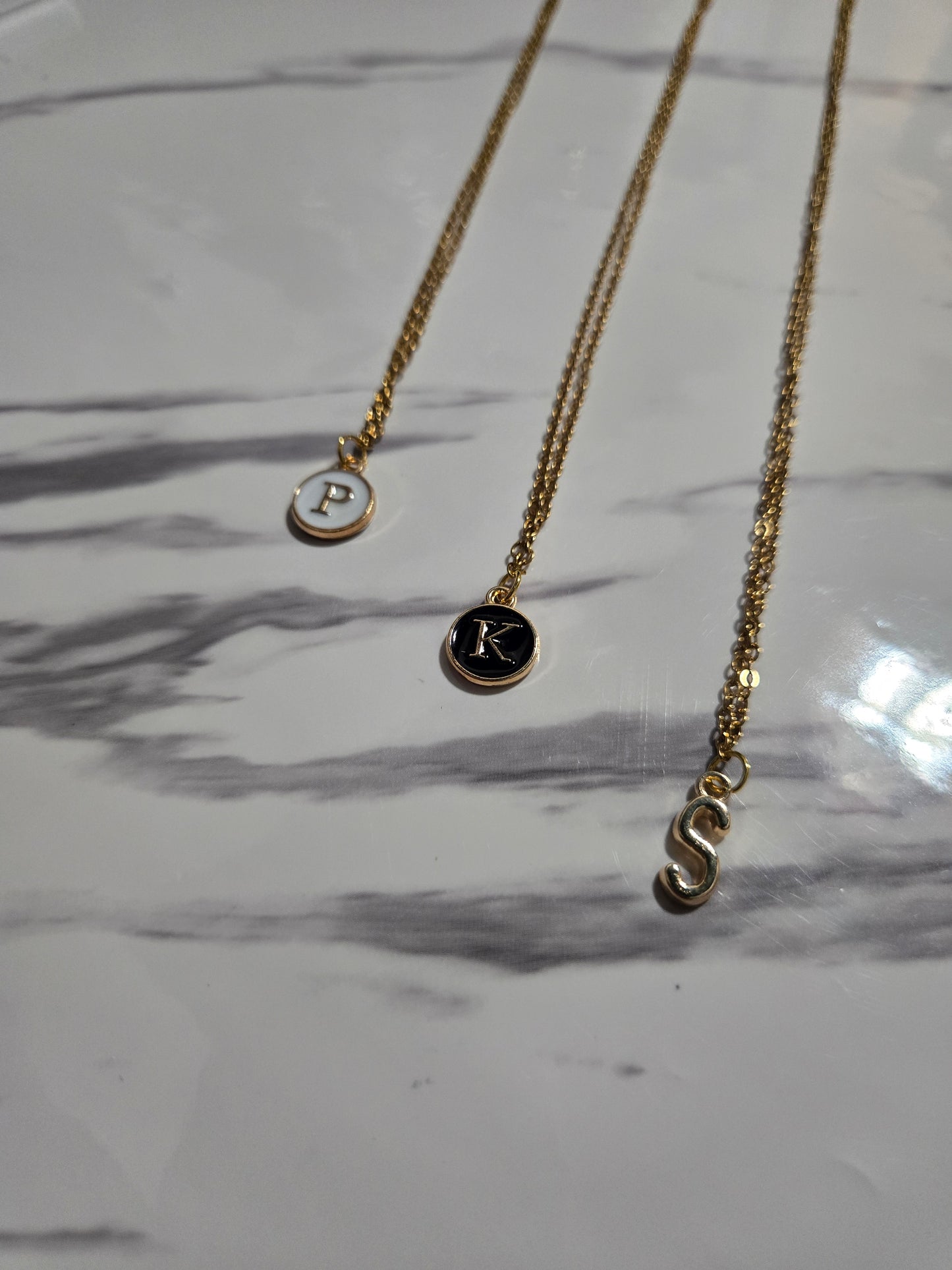 Initial Pendant Necklace